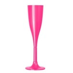 7531-Taça de champagne plástica rosa,120ml